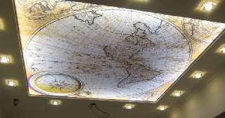 Натяжной потолок с фотопечатью Рубцовск, цена от 6277 руб.